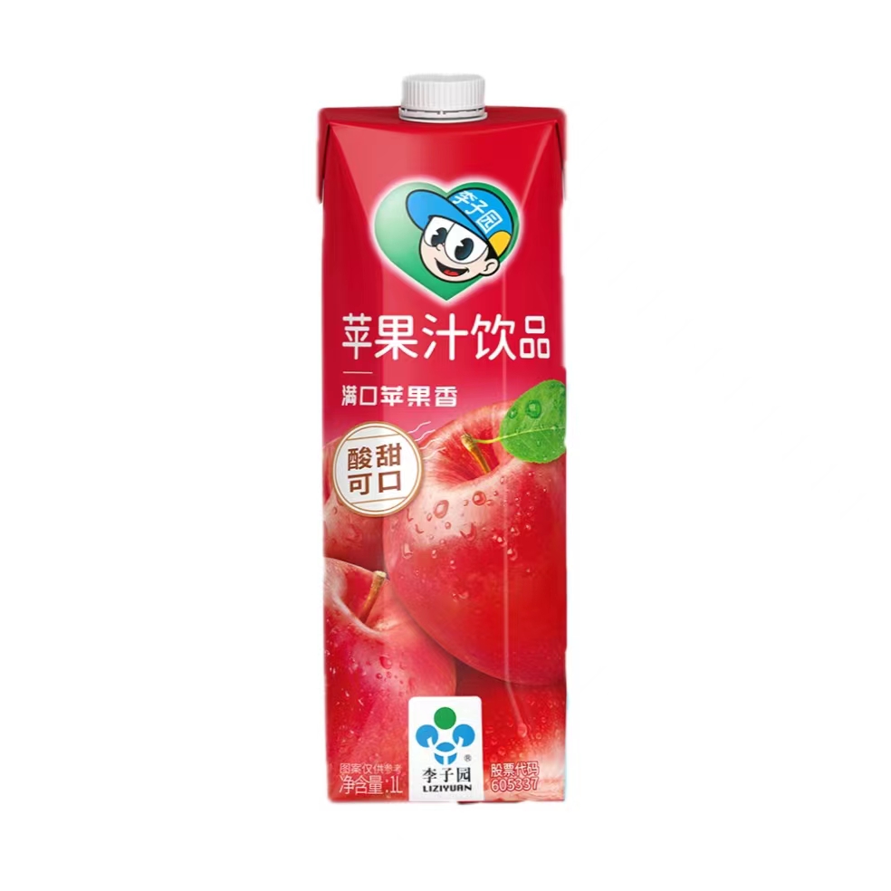 1L李子园苹果汁饮品