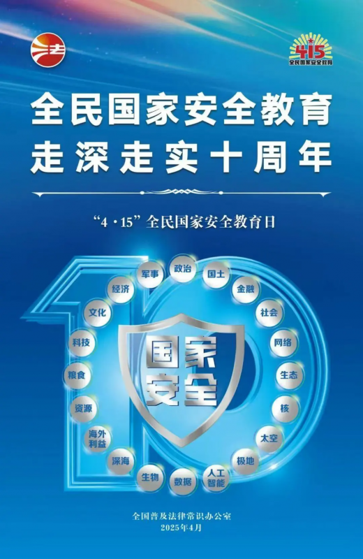 415全民国家安全教育日 | 全民国家安全教育，走深走实十周年