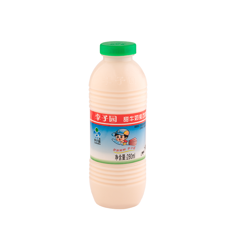 甜牛奶乳饮料，，单瓶净含量280ml