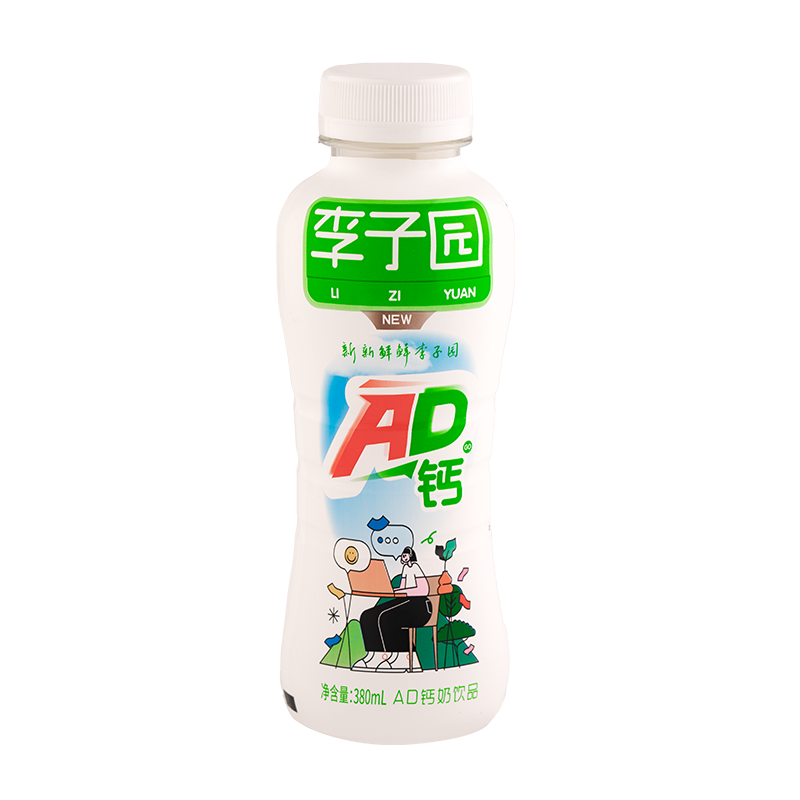 AD钙奶饮品，单瓶净含量380ml